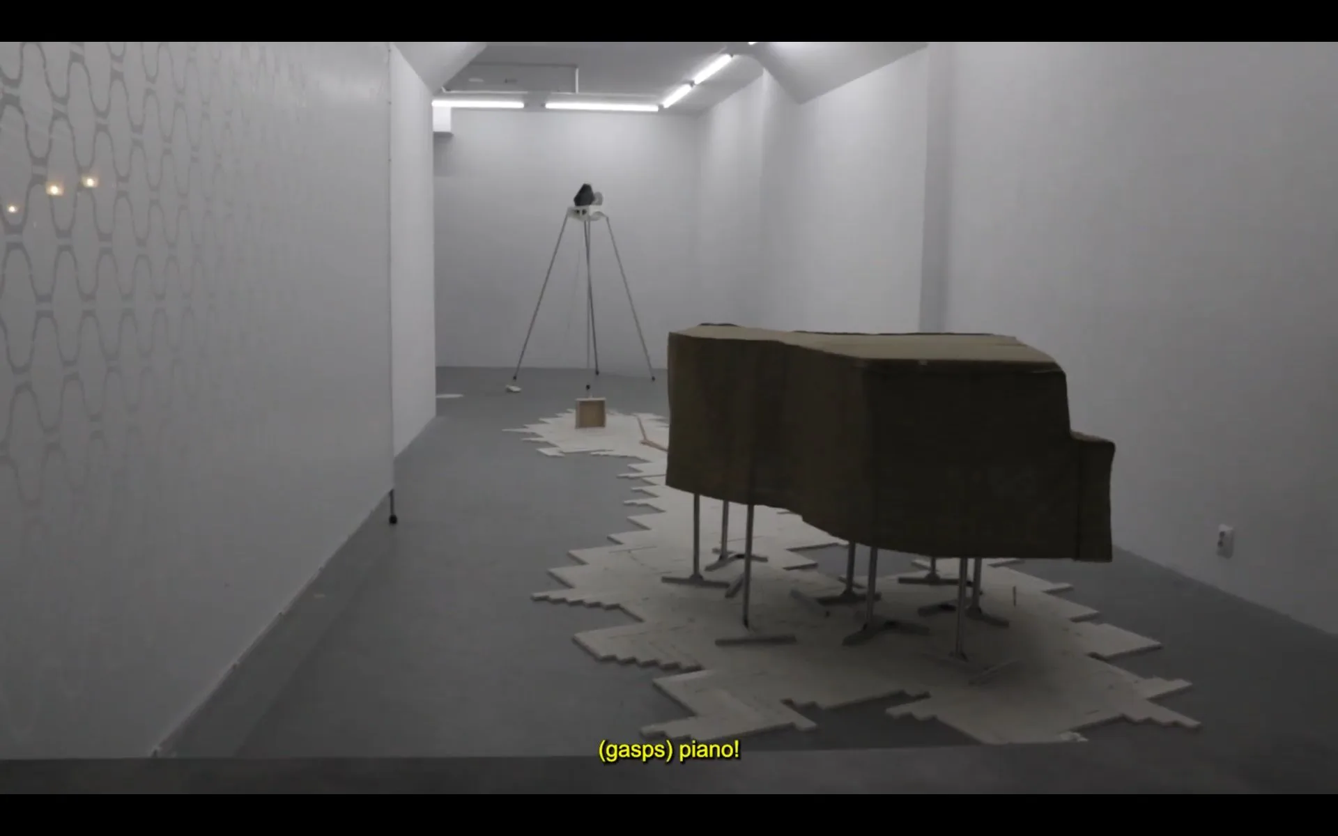 video: performative tour of the Recital installation from the perspective of a curious child